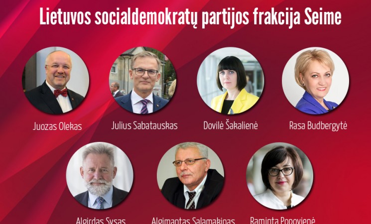 Lietuvos socialdemokratų partijos frakcija pasiskelbė opozicine